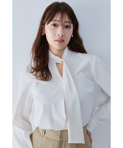 Her lip to 長袖ブラウス M オフホワイト レディース : ZOZOTOWN Yahoo