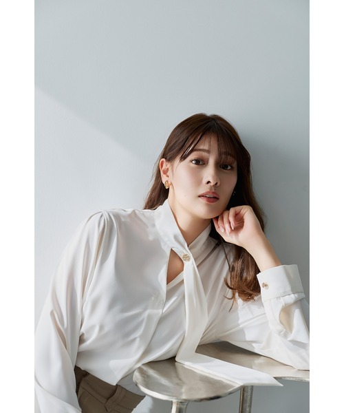 Her lip to 長袖ブラウス M オフホワイト レディース : ZOZOTOWN Yahoo