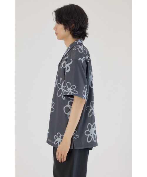 「RODEO CROWNS WIDE BOWL」 半袖シャツ MEDIUM ブラック メンズ_画像9