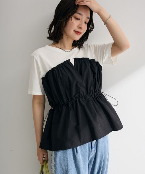 Green Parks（グリーンパークス） tシャツ 半袖 ビスチェドッキング