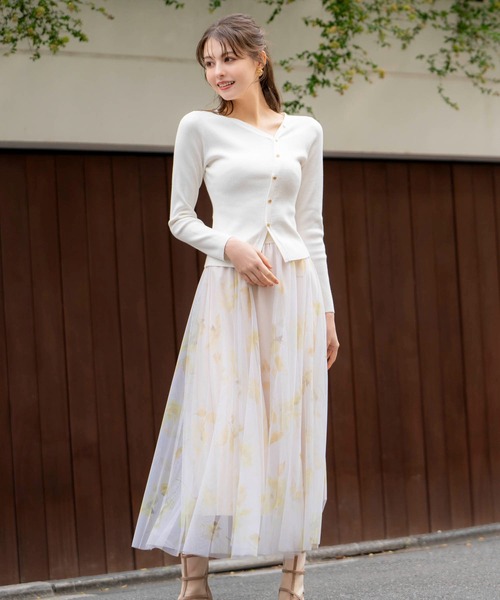 「NOELA」 スカート フリー ネイビー レディース_画像6
