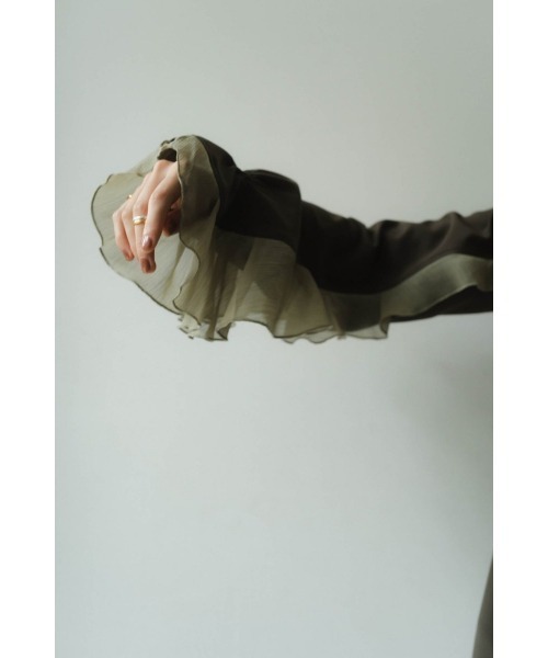 「Knuth Marf」 長袖ワンピース X-SMALL カーキ レディース_画像7
