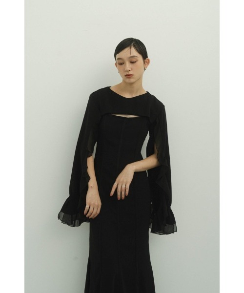 「Knuth Marf」 長袖ワンピース X-SMALL カーキ レディース_画像8