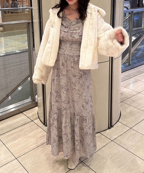 「apres jour」 長袖ワンピース X-LARGE ブラック系その他 レディース_画像5