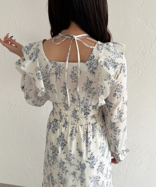 「apres jour」 長袖ワンピース X-LARGE ブラック系その他 レディース_画像6