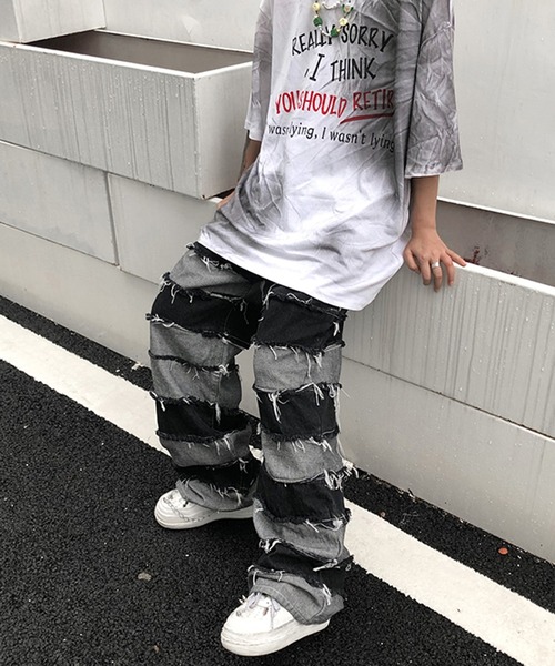 「Revo.」 デニムパンツ M ブラック メンズ_画像5