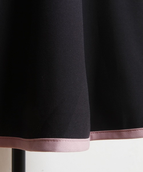 「tocco closet」 7分袖ワンピース M ピンク レディース_画像4