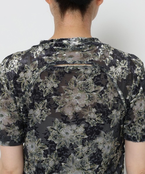 HARE（ハレ） tシャツ 半袖 フラワーフロッキーカット(HARE