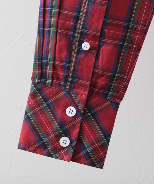 merc（メルク） シャツ タータンチェックシャツ メンズ : ZOZOTOWN