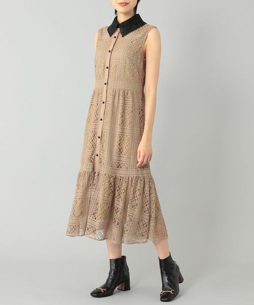 Diagram ワンピース 衿刺繍ティアードワンピース : ZOZOTOWN Yahoo!店  