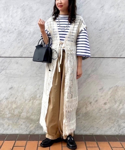 fredy emue ベスト レース2WAYロングジレ : ZOZOTOWN Yahoo!店