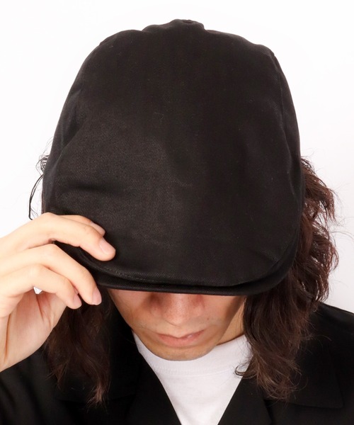 黒 ベレー帽 Fabulous 帽子 ベレー帽 fabulous コットンツイルハンチング帽
