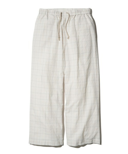 snow peakパンツ Co/Pe Washer Check Pants L snow peak パンツ Co/Pe Washer Check Pants メンズ レディース