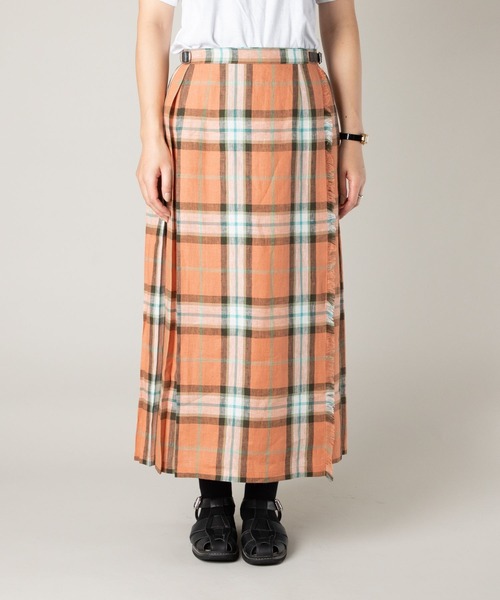 O'NEIL of DUBLIN（オニールオブダブリン） スカート リネン プリーツ