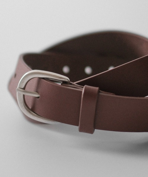 小物 NEIGHBORHOOD LEATHER PLAIN BELT 252PKNH-AC01-02-BR?$VS_1500$