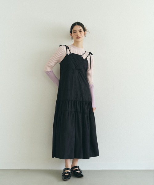 FURFUR（ファーファー） パンプス 「WEB限定カラー」ダブルストラップ