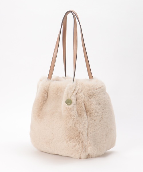 ikka（イッカ） トートバッグ エコファー3層ポケットトートバッグ