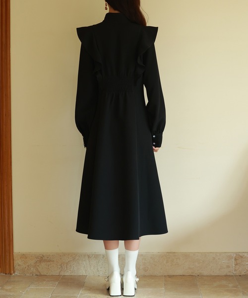 SAISON DE PAPILLON（セゾンドパピヨン） ワンピース ビッグフリルA