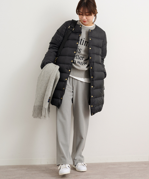 ダウン ダウンジャケット 【TRADITIONAL WEATHERWEAR】ARKLEY LONG DOWN PA：ダウンコート TRADITIONAL WEATHERWEAR ARKLEY LONG DOWN ポリエステル100%