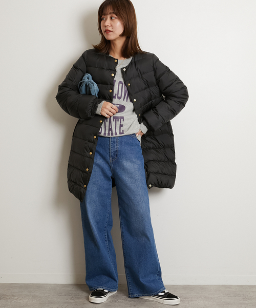 ダウン ダウンジャケット 【TRADITIONAL WEATHERWEAR】ARKLEY LONG DOWN PA：ダウンコート TRADITIONAL WEATHERWEAR ARKLEY LONG DOWN ポリエステル100%