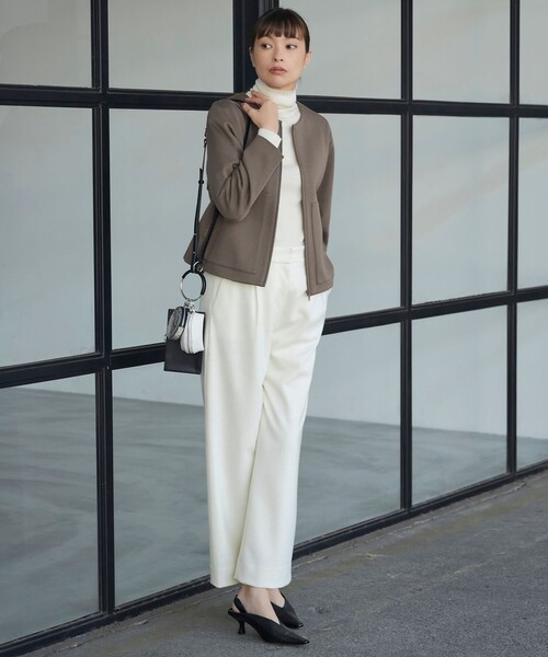 ICB（アイシービー） パンツ 「洗える」 ウォッシャブルウール