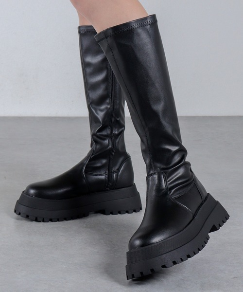 LOVEHUNTER（ラブハンター） ブーツ 厚底 ダブルトラックトラック