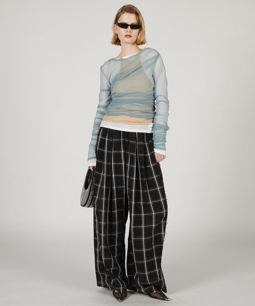 PRANK PROJECT トリプルレイヤードシアートップ トリプルレイヤードシアートップ / Triple Layered Sheer Top（T