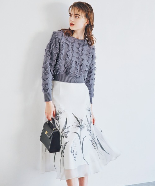 Noela スカート ビッグフラワー柄スカート : ZOZOTOWN Yahoo!店