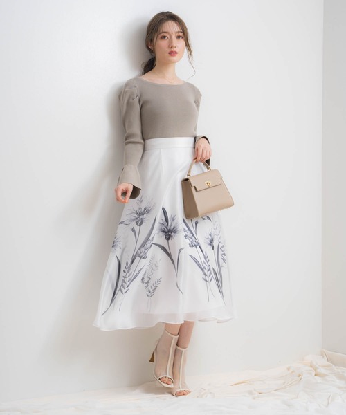 Noela スカート ビッグフラワー柄スカート : ZOZOTOWN Yahoo!店