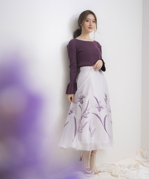 Noela スカート ビッグフラワー柄スカート : ZOZOTOWN Yahoo!店