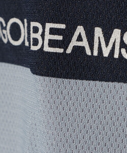 BEAMS GOLF ポロシャツ ORANGE LABEL / ボーダー 切り替え