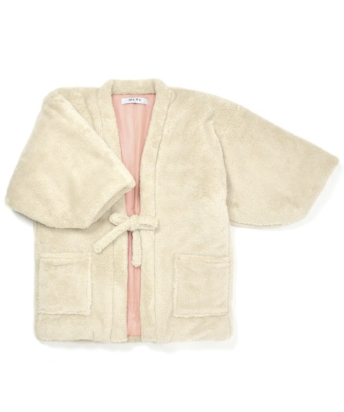 KIMONOMACHI ルームウェア 部屋着 半纏 フリース半纏 レディース 単品