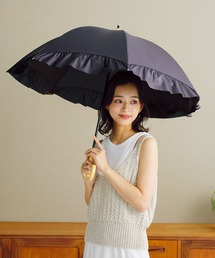 Wpc. 傘 遮光ドームパラソル フリル レディース : ZOZOTOWN Yahoo!店