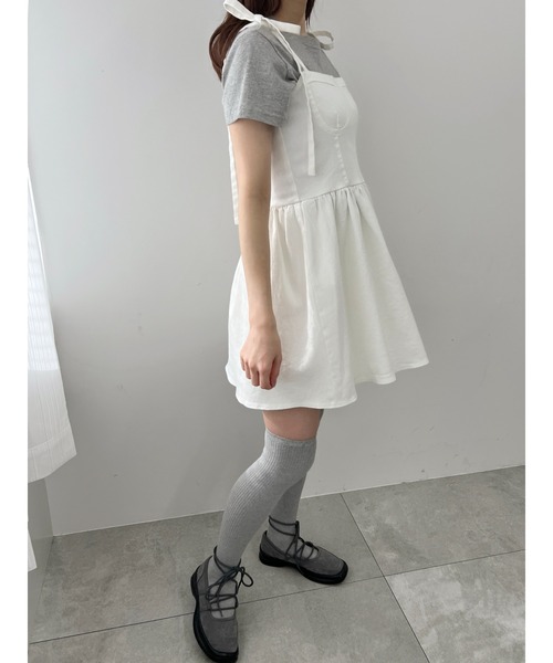 ワンピース 「PHILLY」デニムビスチェミニワンピース : ZOZOTOWN Yahoo