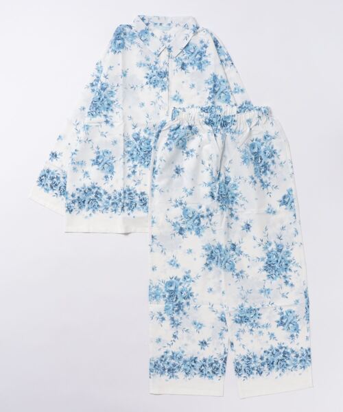 ◎新品未使用　KID BLUE　キッドブルー　パジャマ　接結ブラッサム　ブルー系 KID BLUE（キッドブルー） パジャマ ルームウェア -ブラッサムパネル
