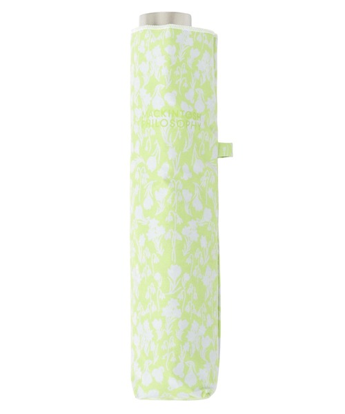 新品 マッキントッシュフィロソフィー 花柄 黄緑 晴雨兼用折りたたみ傘 MACKINTOSH PHILOSOPHY（マッキントッシュフィロソフィー） 日傘
