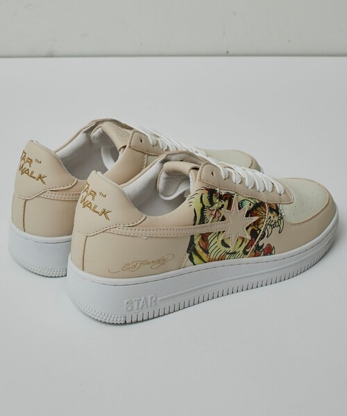 STARWALK（スターウォーク） スニーカー STARWALK×Ed Hardy SNEAKER STAR WALK Ed Hardy スニーカー ベージュ系