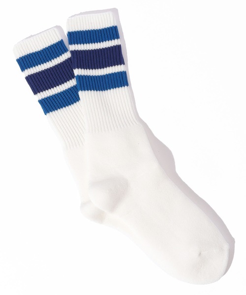 ANONYMOUSISM（アノニマスイズム） 靴下 「AnonymousIsm」3 Line Crew