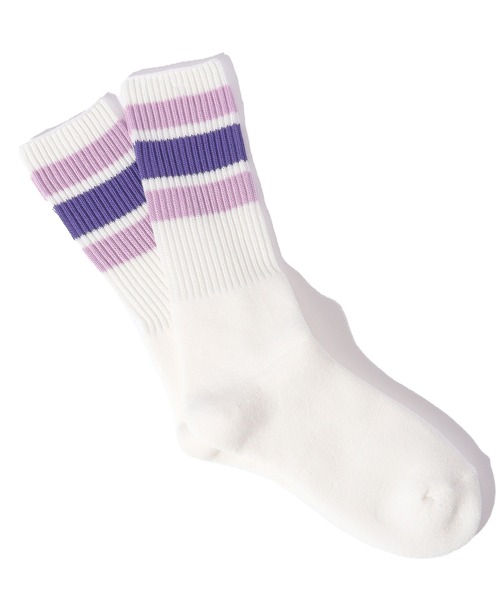 ANONYMOUSISM（アノニマスイズム） 靴下 「AnonymousIsm」3 Line Crew