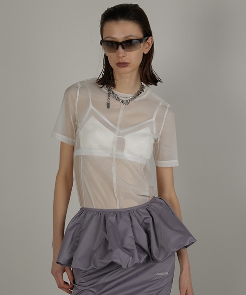 【新品】PRANK PROJECT Chiffon Outseam Top PRANK PROJECT（プランクプロジェクト）の「シフォンアウト
