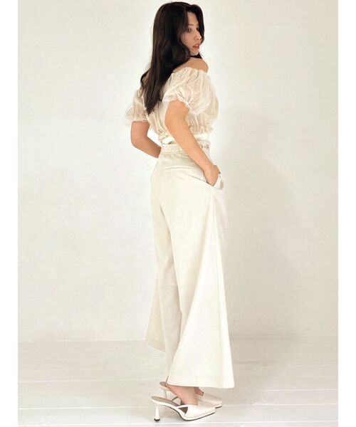 RESEXXY（リゼクシー） パンツ ホースビット付きワイドパンツ