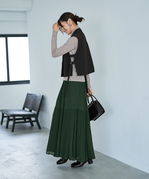 STYLE DELI（スタイルデリ） ベスト ジレ ショートジャケット型ベスト