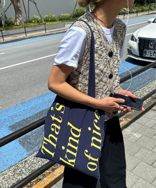 feepur トートバッグ BIGロゴカラートート レディース