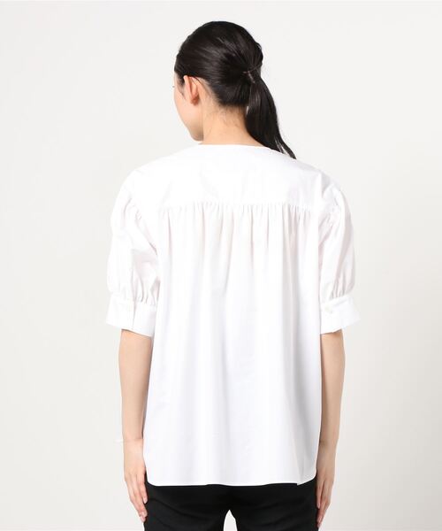 UNITED ARROWS ネイビー 半袖ブラウス FREE UNITED ARROWS 「UNITED ARROWS」 半袖ブラウス FREE ネイビー
