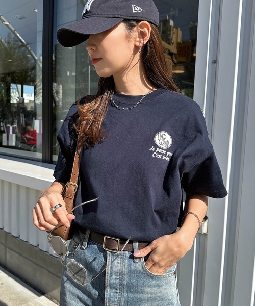 新品 M マルジェラ 24aw エンブロイダリーロゴTシャツ ベー 17415