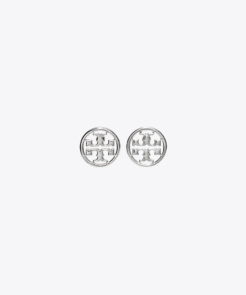 Tory Burch ロゴ入りスタッドピアス TORY BURCH トリーバーチ ピアス ラージ ロゴ スタッド