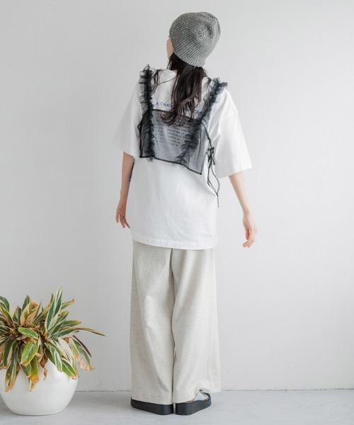 ☆よ☆ LOWRYS FARM スウェットパンツ ジャージ スウェットワイドパンツ