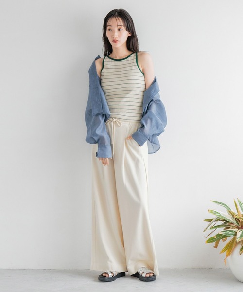 ☆よ☆ LOWRYS FARM スウェットパンツ ジャージ スウェットワイドパンツ