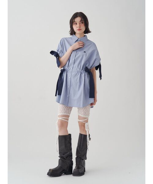 jouetie パンツ レースアップバイカーパンツ レディース