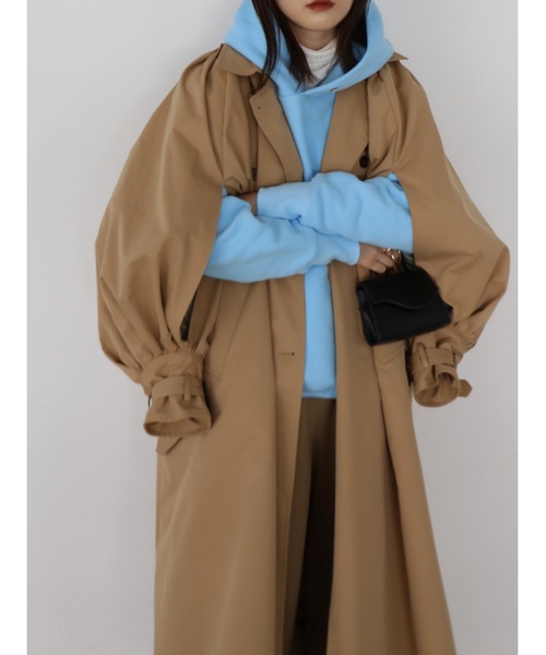 パーカー 「yuzuki collaboration」oversize hoodie レディース